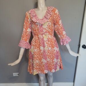 Gretchen Scott Designs Sea Print Coverup, VGUC, Size S